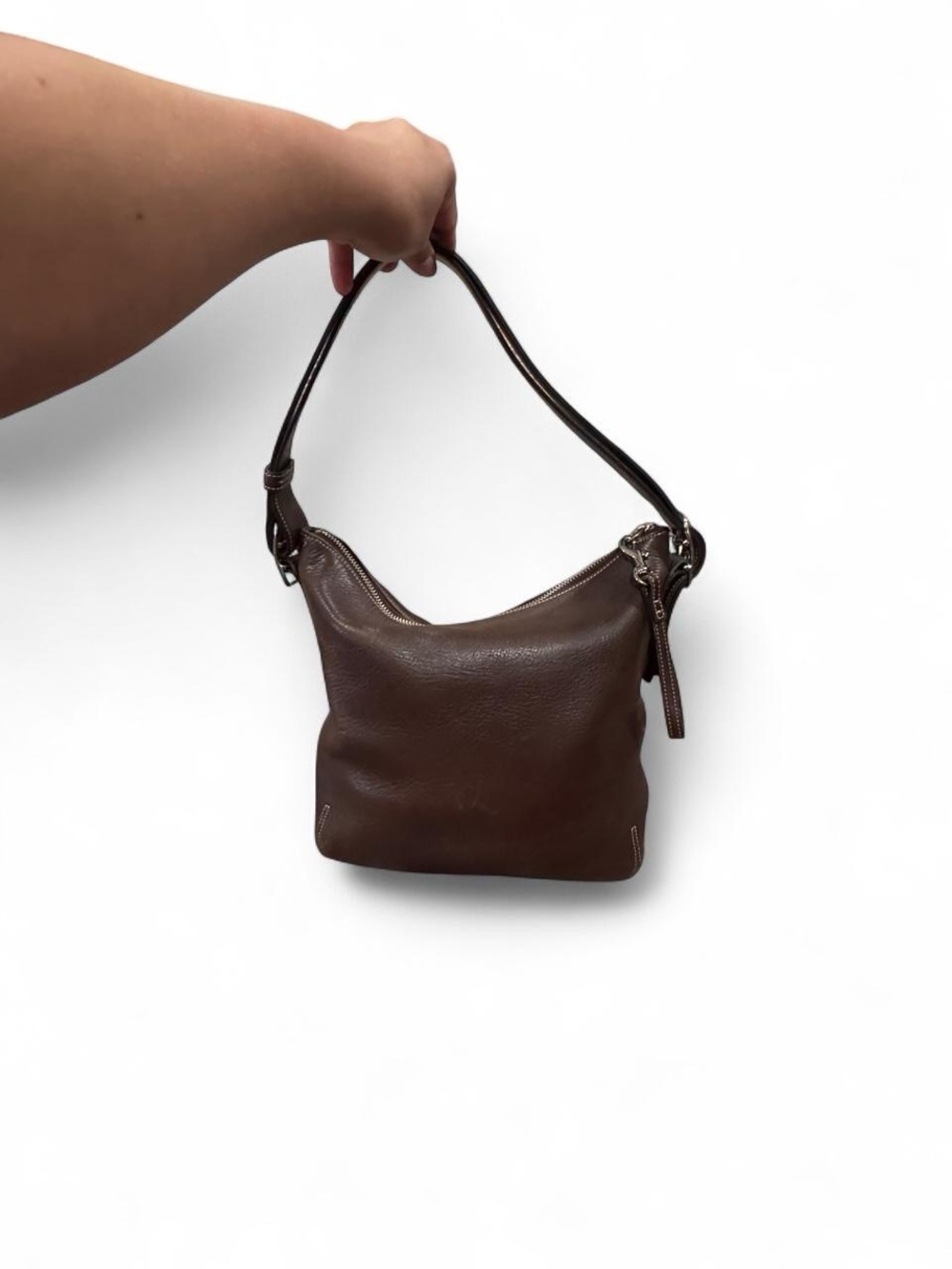 Vintage coach legacy slim duffle leather crossbody
